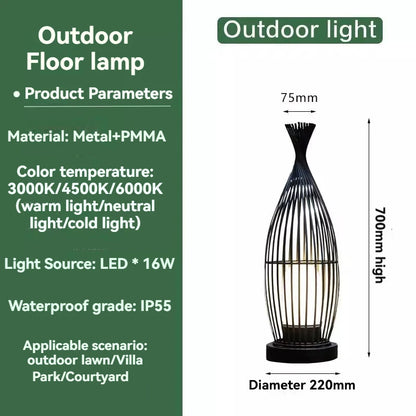 AquaGlow Outdoor Floor Lamp