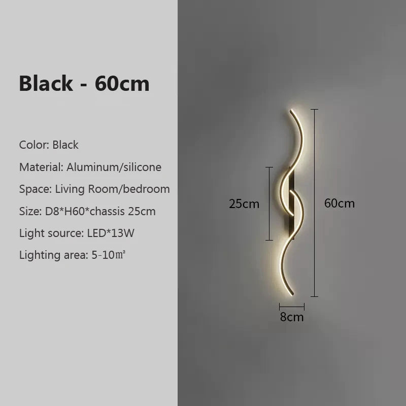 GlowStrip Minimalist LED Wall Sconce