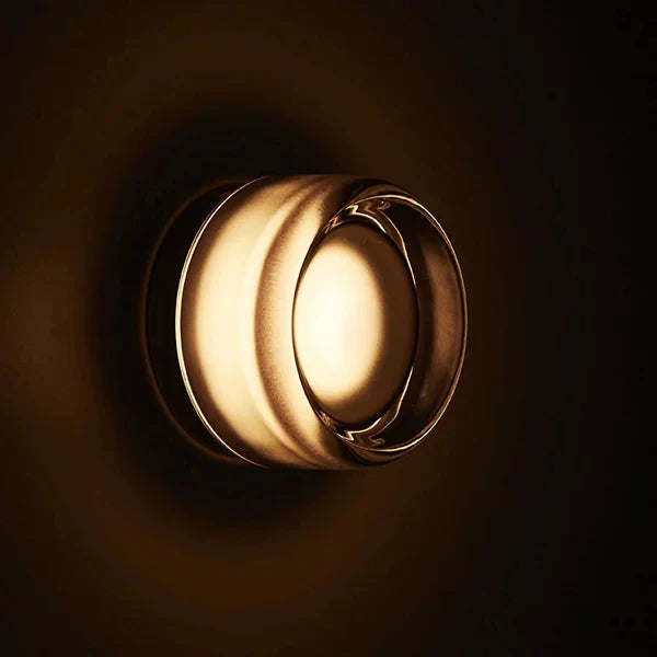 Round Glass LED Wall Sconce