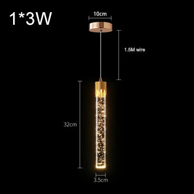Crystal Rod LED Pendant