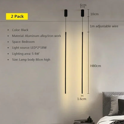 Modern LED Long Pendant Lights for Dining Room