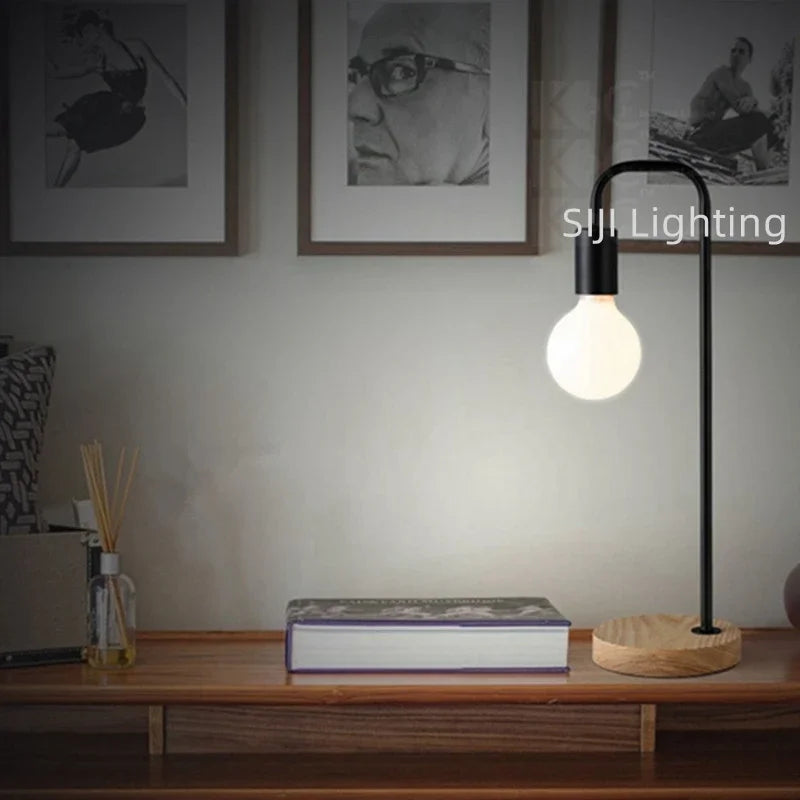 Rustic Radiance Desk Lamp