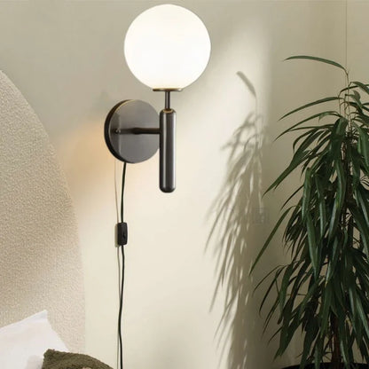 Nordic Glow Plug-In Wall Sconce Light