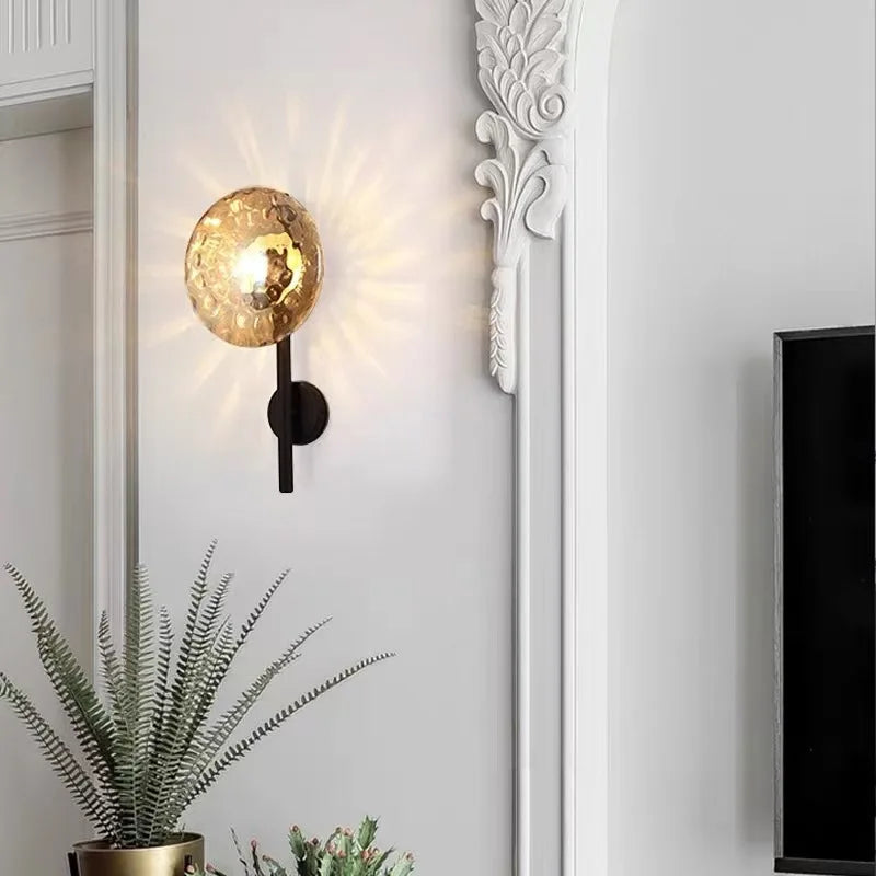 Glass Glow Sconce - Modern LED Wall Light