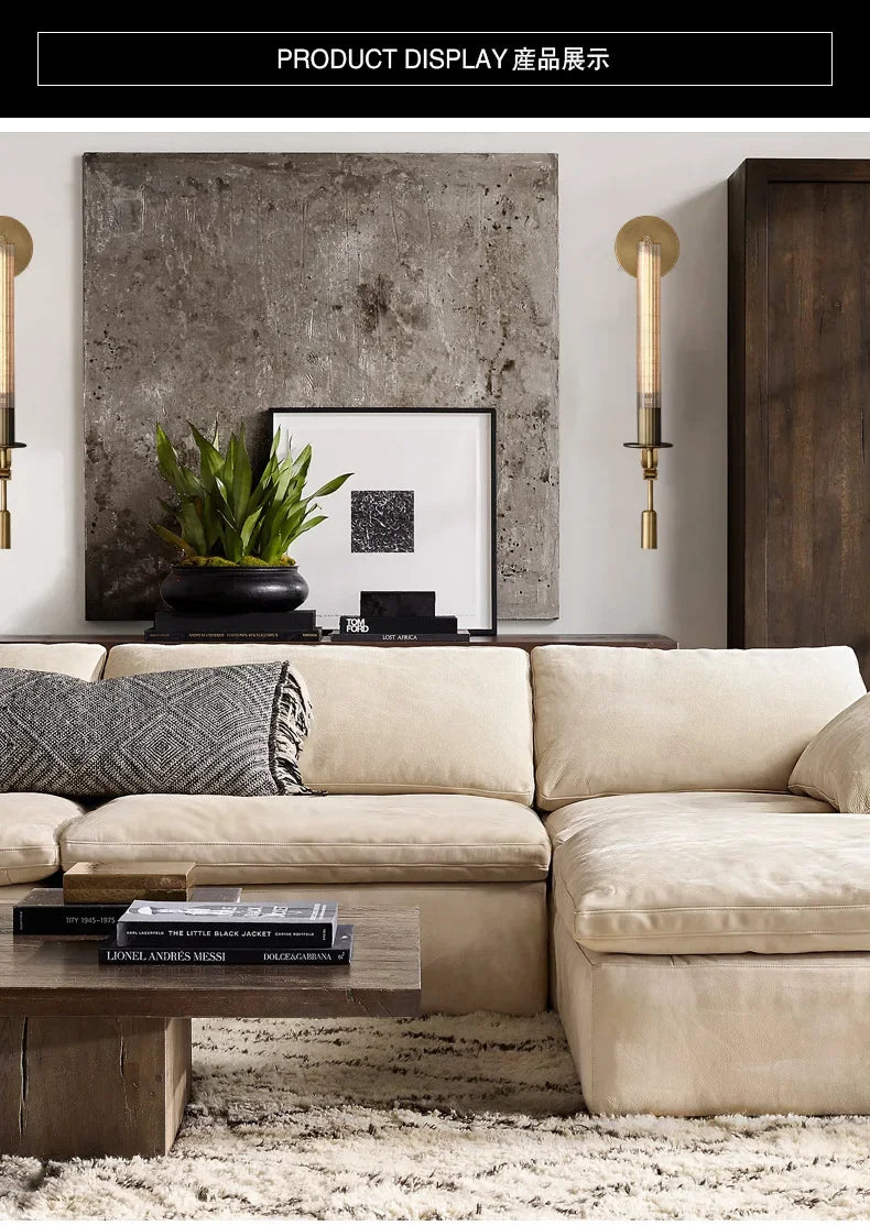 CopperGlow Modern Wall Sconce Light Fixture