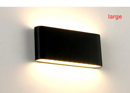 AquaGlow Modern LED Wall Lamp - Outdoor/Indoor Light