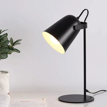 Nordic Glow: Eye-Protect Pink Desk Lamp