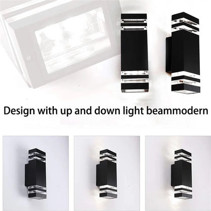 TriColor LED Outdoor Wall Light - IP65 Waterproof