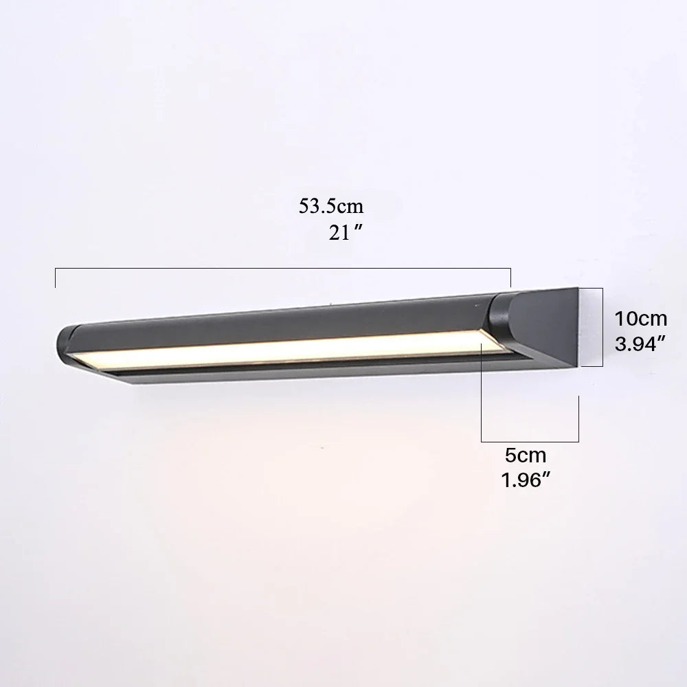 AquaGlow Waterproof LED Porch Sconces