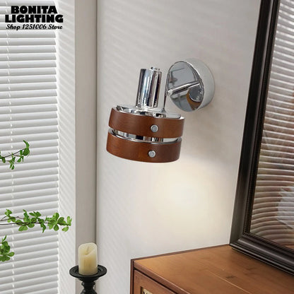 Rotating Wood Sconces