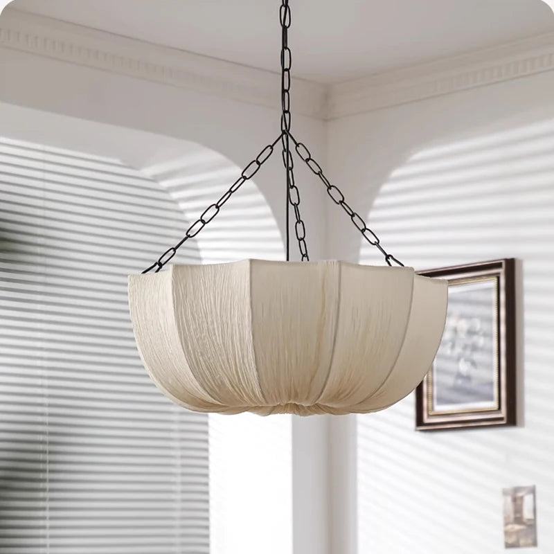 Wabi-Sabi Fabric Chandelier