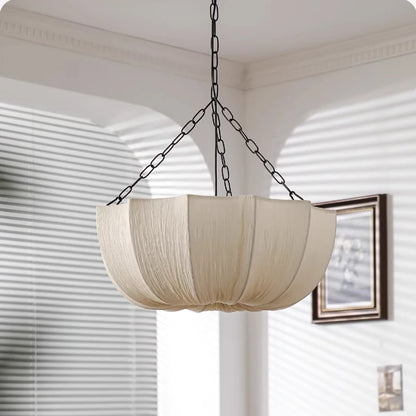 Wabi-Sabi Fabric Chandelier