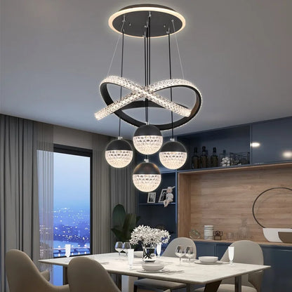 Art Deco LED Chandelier