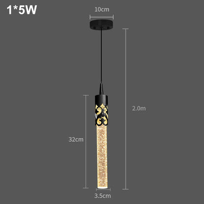 Crystal Rod LED Pendant