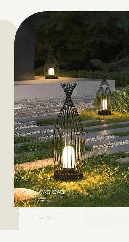 AquaGlow Outdoor Floor Lamp