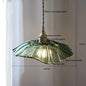IWHD Nordic Vintage Copper Glass LED Pendant Light Fixtures