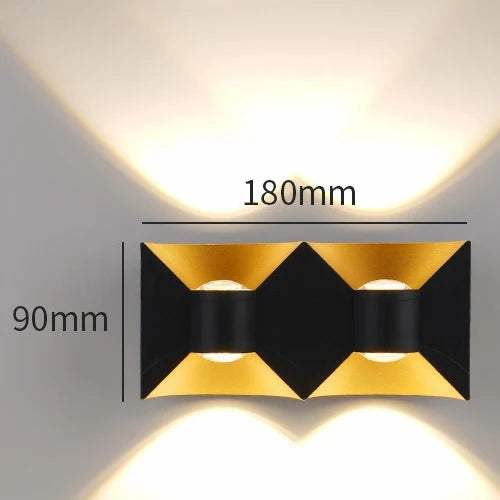 AluGlow Waterproof LED Porch Wall Sconce