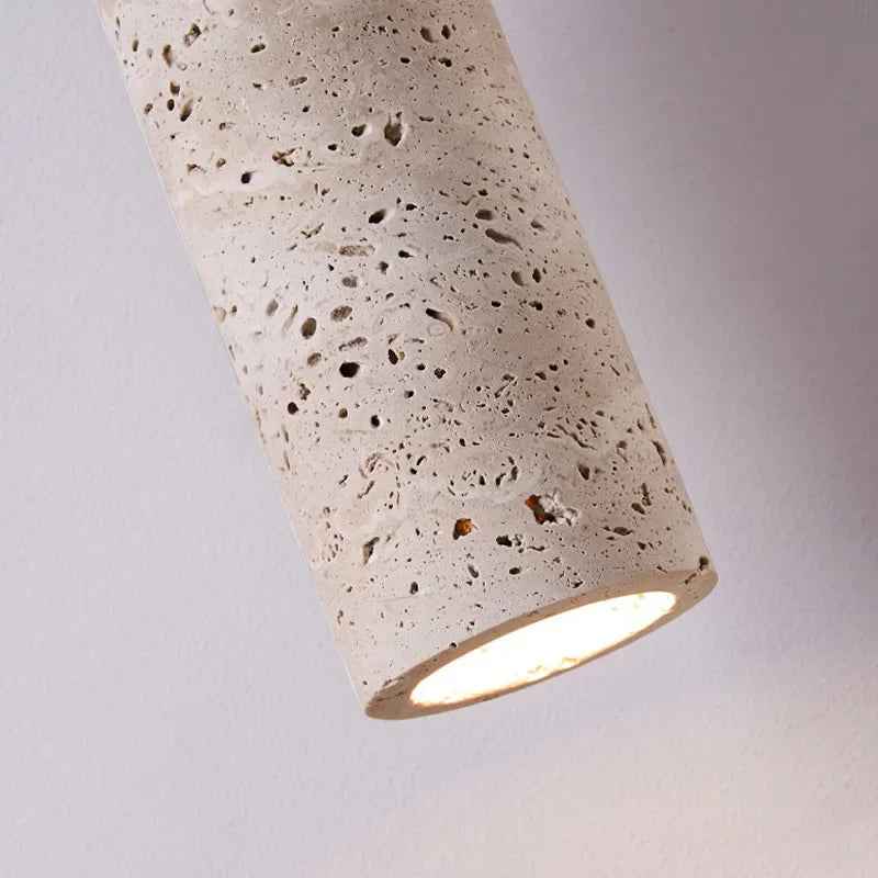 Wabi-Sabi Stone Bedside Pendant