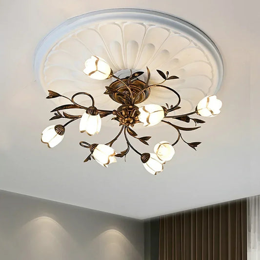 FloraGlow Modern LED Ceiling Light