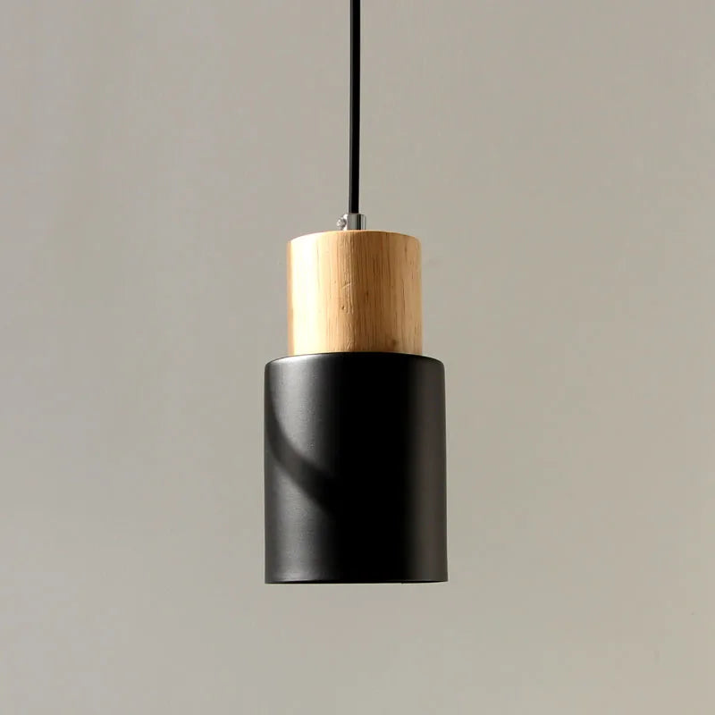 Wood and Metal Mini Pendant