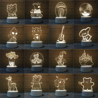 Cartoon 3D LED Lamp