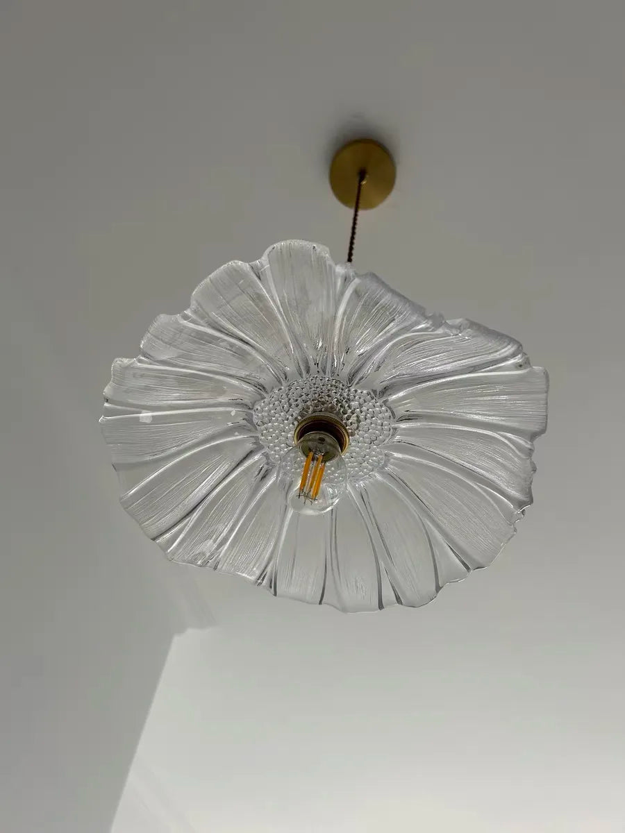 IWHD Nordic Vintage Copper Glass LED Pendant Light Fixtures