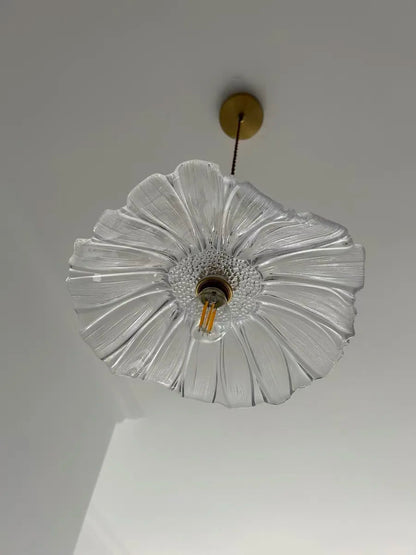 IWHD Nordic Vintage Copper Glass LED Pendant Light Fixtures