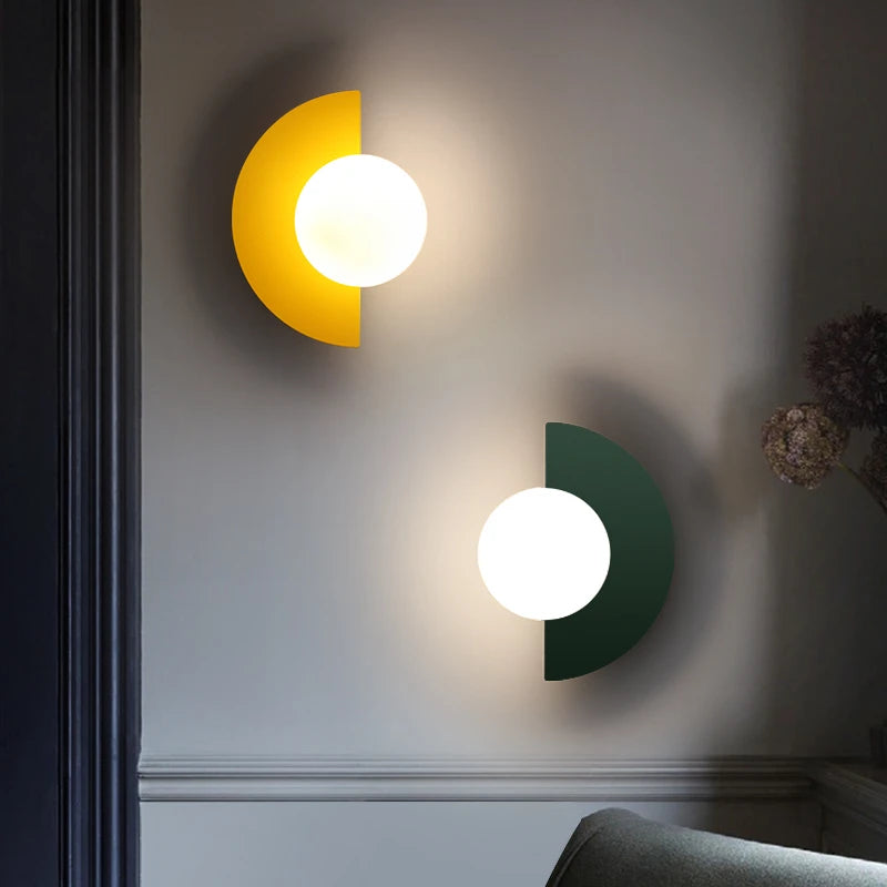 Colorful Ball Wall Sconce