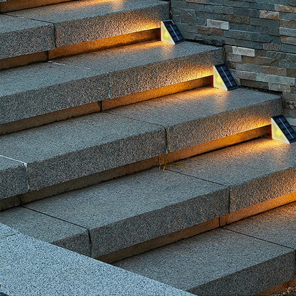 SolarGlow Step Lights: Warm White & RGB Waterproof