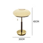 Nordic Glow: Retro White Glass LED Desk Lamp