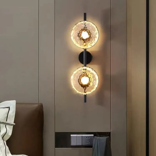 Glass Glow Sconce - Modern LED Wall Light