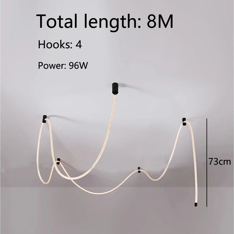 Nordic Braid LED Chandelier