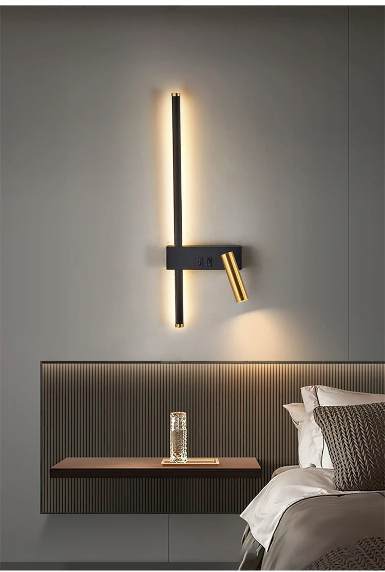 Nordic Bedside Wall Lamp