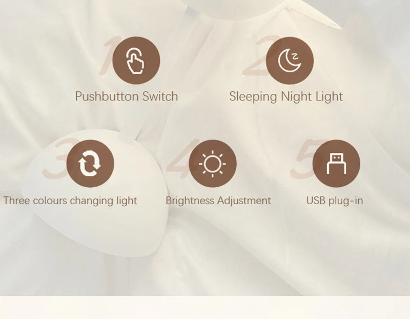 Nordic Glow Dimmable LED Table Lamp - Home Decor