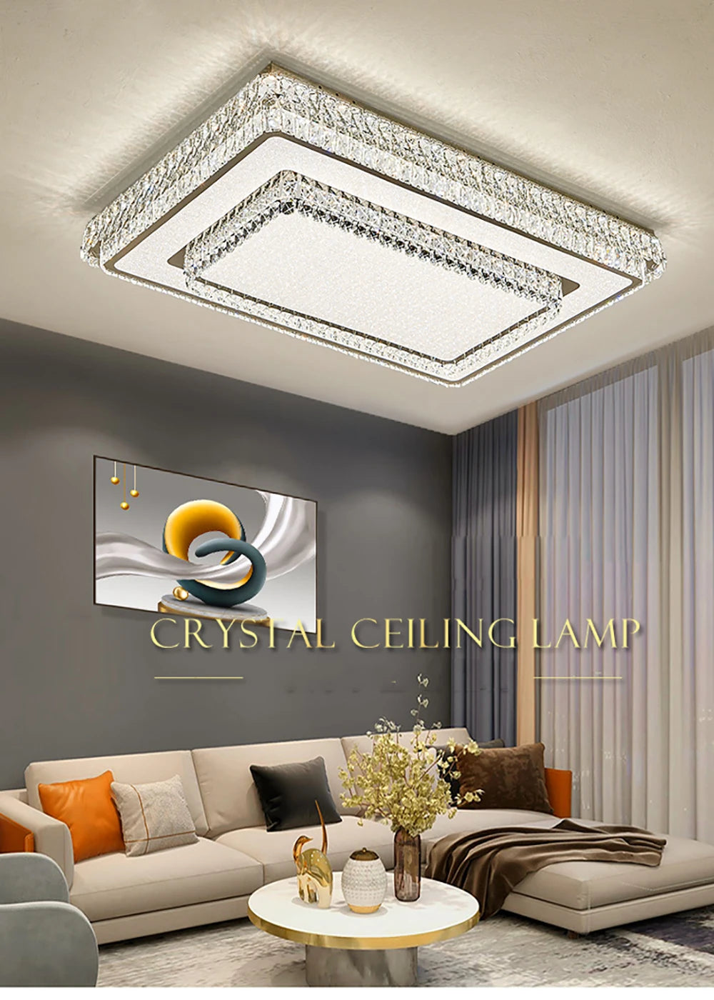 Luxe Crystal Chandelier