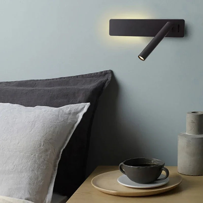 Rotating LED Bedside Reading Lamp