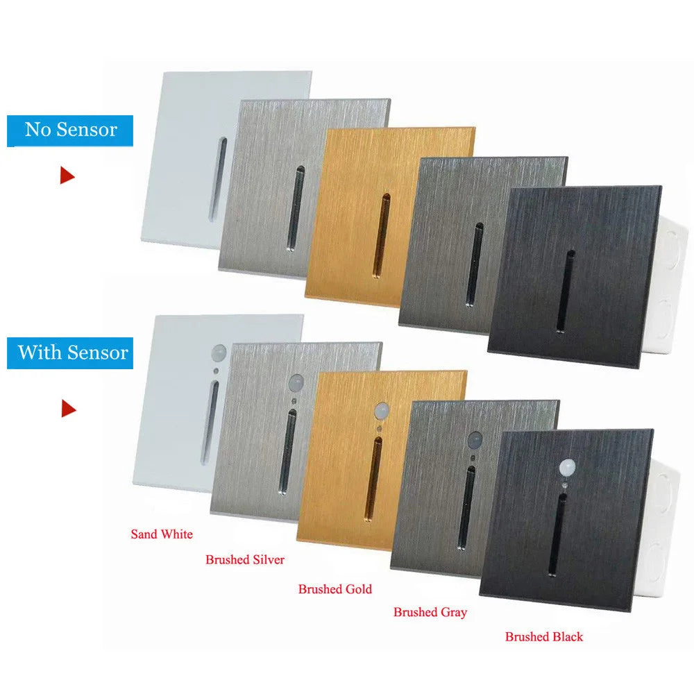 PIR Step Light: Smart Wall Sconce for Home Safety