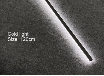 Minimalist Long LED Black Wall Lights Bedroom Art Decorate Sconce