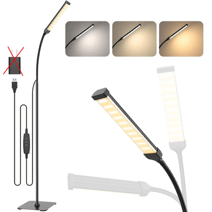 LED Floor Lamp for Living Room Stepless Adjustable