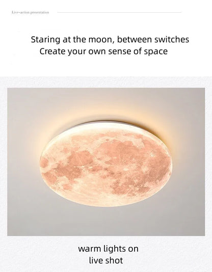LunarGlow Modern Ceiling Lamp for Stylish Spaces