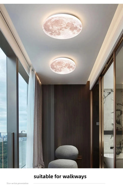 LunarGlow Modern Ceiling Lamp for Stylish Spaces