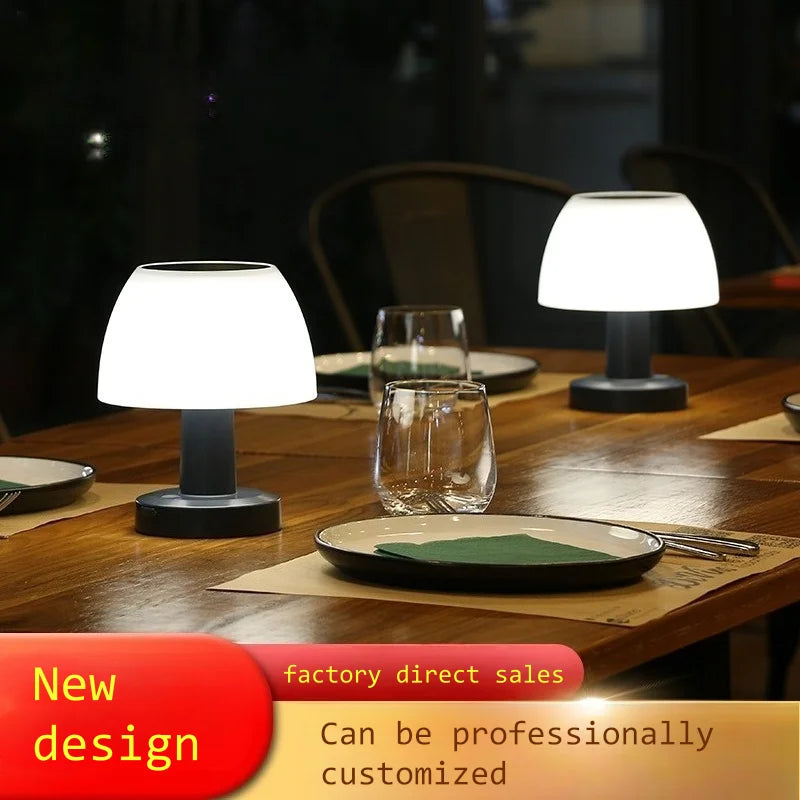 SolarGlow USB Garden Lamp - Wireless Outdoor Decor