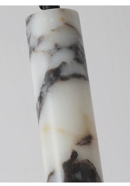 Black Marble Cylinder Pendant