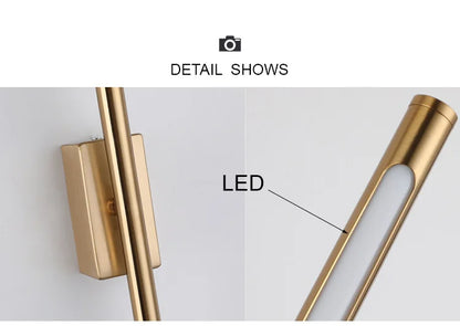 Black Nordic LED Sconce