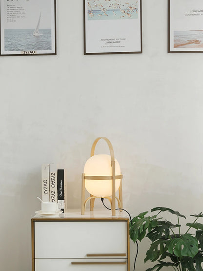 Modern Wood LED Table Lamp - Simple & Stylish