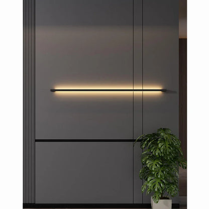 Black Strip Wall Lamp - Modern Bar Shape Lighting