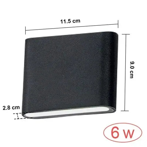 AquaGlow Modern LED Wall Lamp - Outdoor/Indoor Light