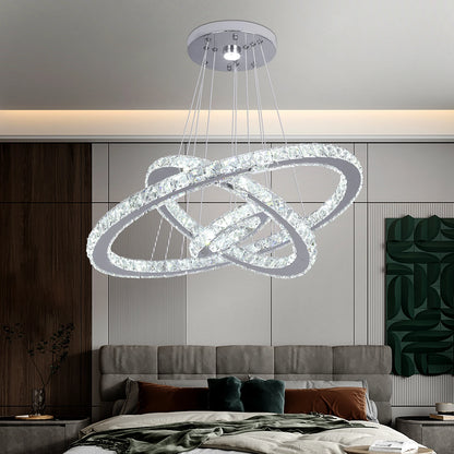 Crystal Ring Pendant Chandelier