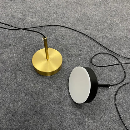 Nordic Brass LED Pendant Lamp - Minimalist Design