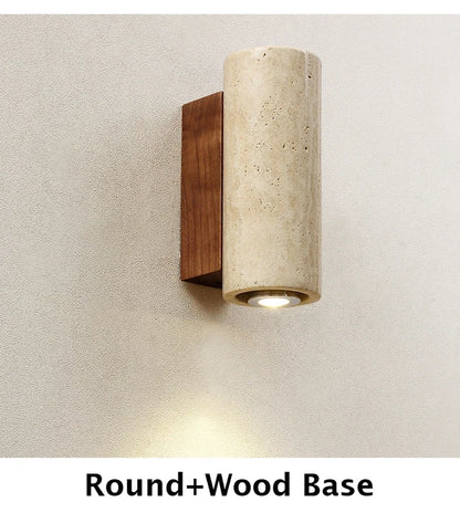 Travertine Wabi-Sabi Sconce